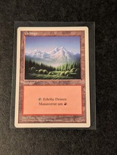 Gebirge  5. Edition (5ED) Magic Karte Deutsch Mountain 1997
