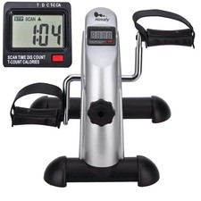 Mini Exercise Bike, Under Desk Bike Pedal Exerciser Portable Foot Cycle Arm ...