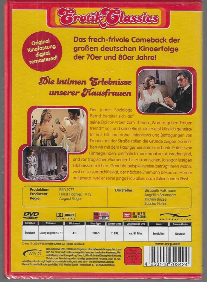 Erotik Classics   HAUSFRAUEN  - REPORT  Teil 6   (DVD)  NEU  OVP  FSK 18 - Bild 2 von 2