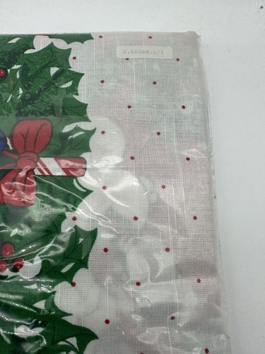 De Colección Mantel de Navidad Bardwil Ropa de cama Osos de vacaciones 52 x 70 Rectángulo NUEVO MCM - Imagen 6 de 9