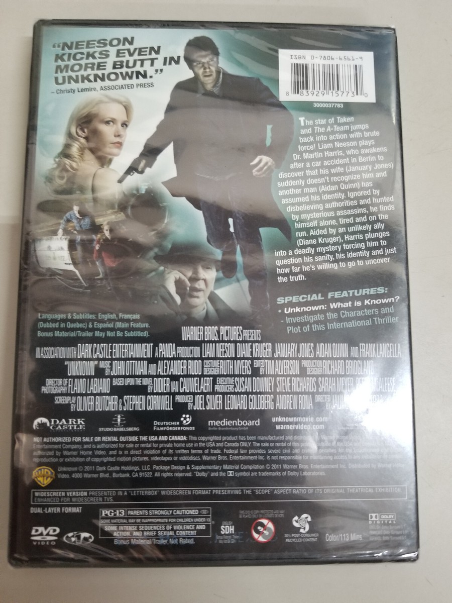 Unknown DVD Brand New Liam Neeson, January Jones, Aidan