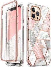 i-Blason per Apple iPhone 12 Pro Max 6,7", custodia Cosmo schermo integrato cover telefono