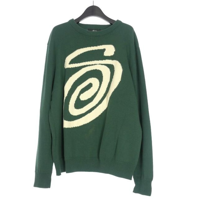 新品 Lサイズ STUSSY CURLY S SWEATER ニット セーター（Stussy