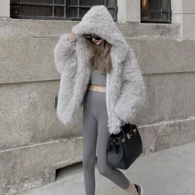 Alibaba Best Faux Fur Jackets 2021 Fur Coat Women's Autumn/Winter