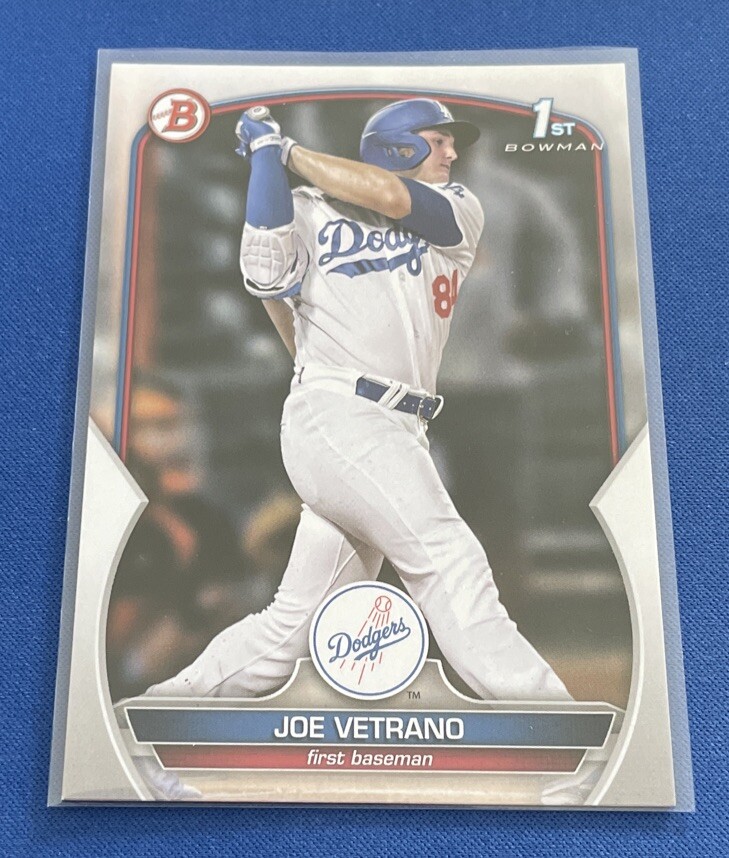 2023 Bowman Draft #BD-91 Joe Vetrano Los Angeles Dodgers | eBay