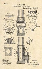 Firehose Vintage US Patent Art Print- Vintage Antique Fire Hose Firefighter -415