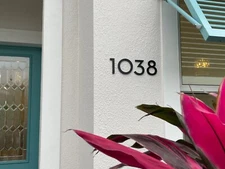 5 inch Contemporary House Numbers or Letters; color choices
