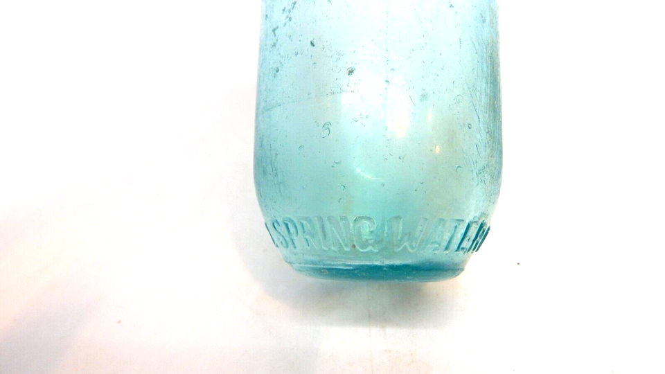 Crystal Spring Water Company N. Y. P. H. Odd Shaped Crown Top Bottle c