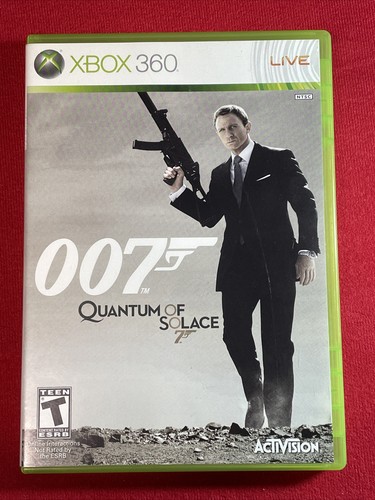 James Bond 007: Quantum of Solace (Microsoft Xbox 360, 2008) Complete CIB