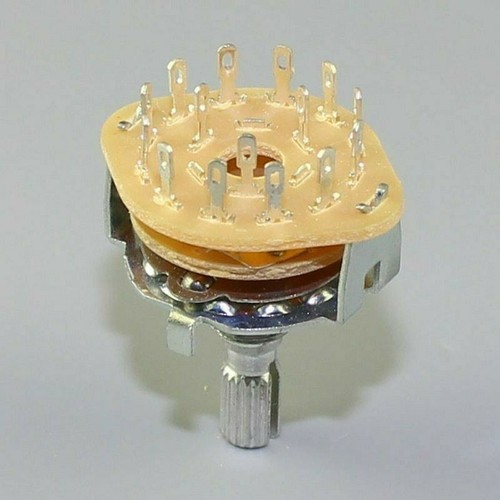 2PCS PACK 2P6P Two Pole Six Position Rotary Wafer Switch USA SOLD AND SHIP - Picture 2 of 6