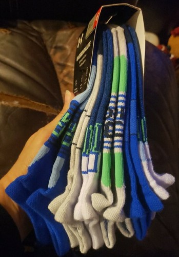 Under Armour ESSENTIAL LITE No Show Socks 6-Pairs Youth 4.5-7/Wms 6-9 - Picture 2 of 3