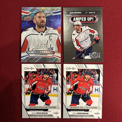 2021-22 Upper Deck OPC Alex Ovechkin LOT (4) 22-23 23-24 MVP Skybox   MINT