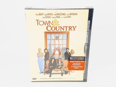Town and Country DVD, 2001 - Warren Beatty, Diane Keaton, Factory Sealed, New