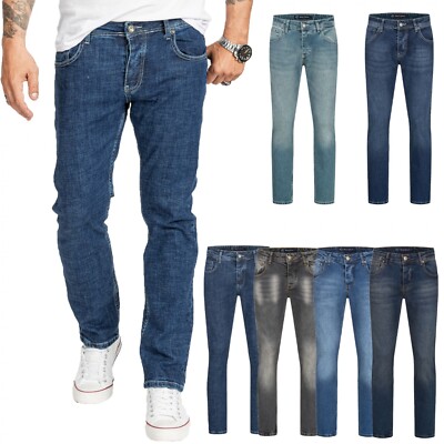 Herren Jeans Hose Rock Creek Designer Denim Jeanshose Herrenhose Stretch M77 NEU
