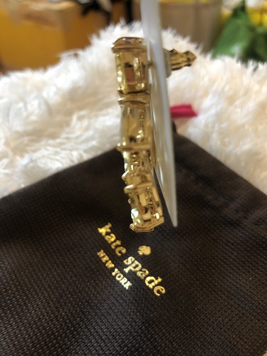 Auth. Kate Spade New York Kronleuchter Tropfen Ohrstecker (weiß cremefarbengold) KS - Bild 10 von 12
