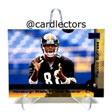 2000 Fleer Skybox Football PLAXICO BURRESS #218H RC Horizontal SP /2000 STEELERS