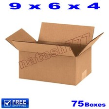 75 - 9x6x4 Cardboard Boxes 32ECT Mailing Packing Shipping Corrugated Carton