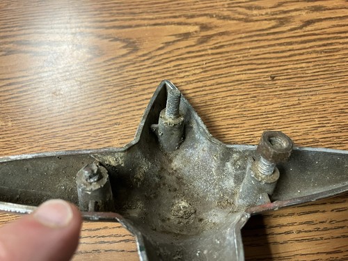 Ford Grill Star Emblem Vintage 1955 #BAAF8259 FORD 6 CYLINDER PICKUP TRUCKS - Picture 5 of 7