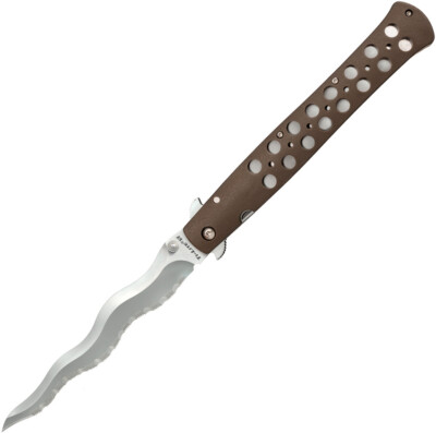 Cold Steel Ti-Lite Kris Dark Earth 6in Linerlock Folding Pocket Knife 26SXK6S