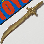 Vtg The Pirates Of Dark Water Bloth Sword knife 1990 gold weapon accessory part