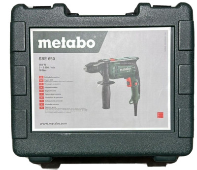 Metabo SBE 650 Schlagbohrmaschine 650 W inkl Koffer