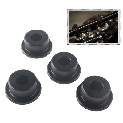 Black Handlebar Riser Bushings Mounts For Harley Softail Dyna Super Glide XL883