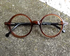 Alexander Brown/Black 45mm Iconic Round Eyeglasses