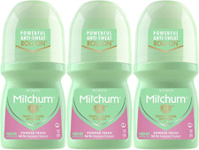 Image of Mitchum Anti-Perspirant & Deodorant Roll-On Powder Fresh Advanced Women 50ml x 3