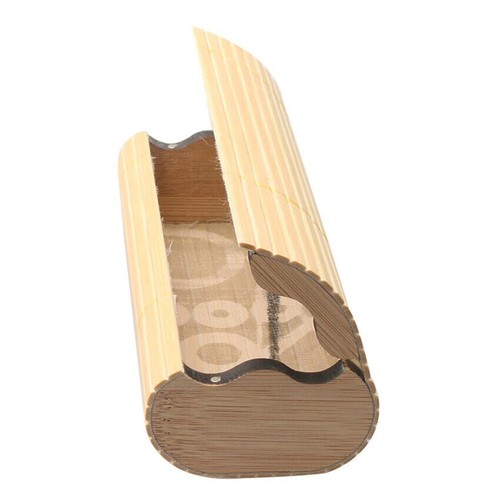 Bamboo Wood Polarized Square Sunglasses For Men Black Wooden Frame Glasses UV400 - Picture 26 of 27