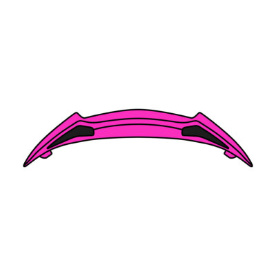Spoiler Abluft hinten Helm Airoh Twist 2.0 Rosa Matt