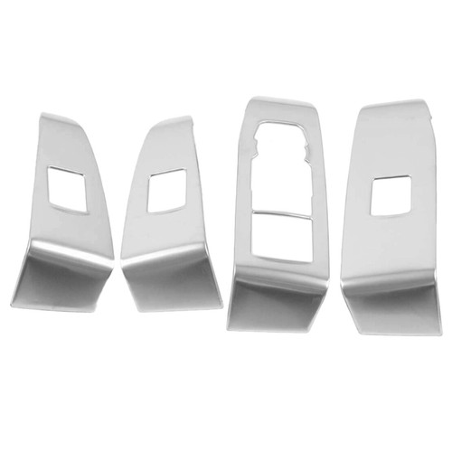 Interior Trim Upgrades Jeep Window Switch Covers - Aluminum