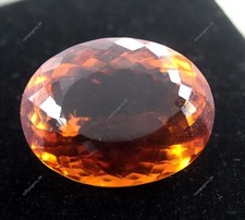 80 Ct Natural Certified Brazilian Oval Cut Imperial Topaz Loose Gemstone AAAAA