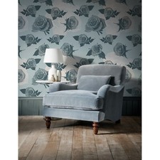 Retro Roses pastel nursery nature adhesive wall decor Self adhesive Wall Mural