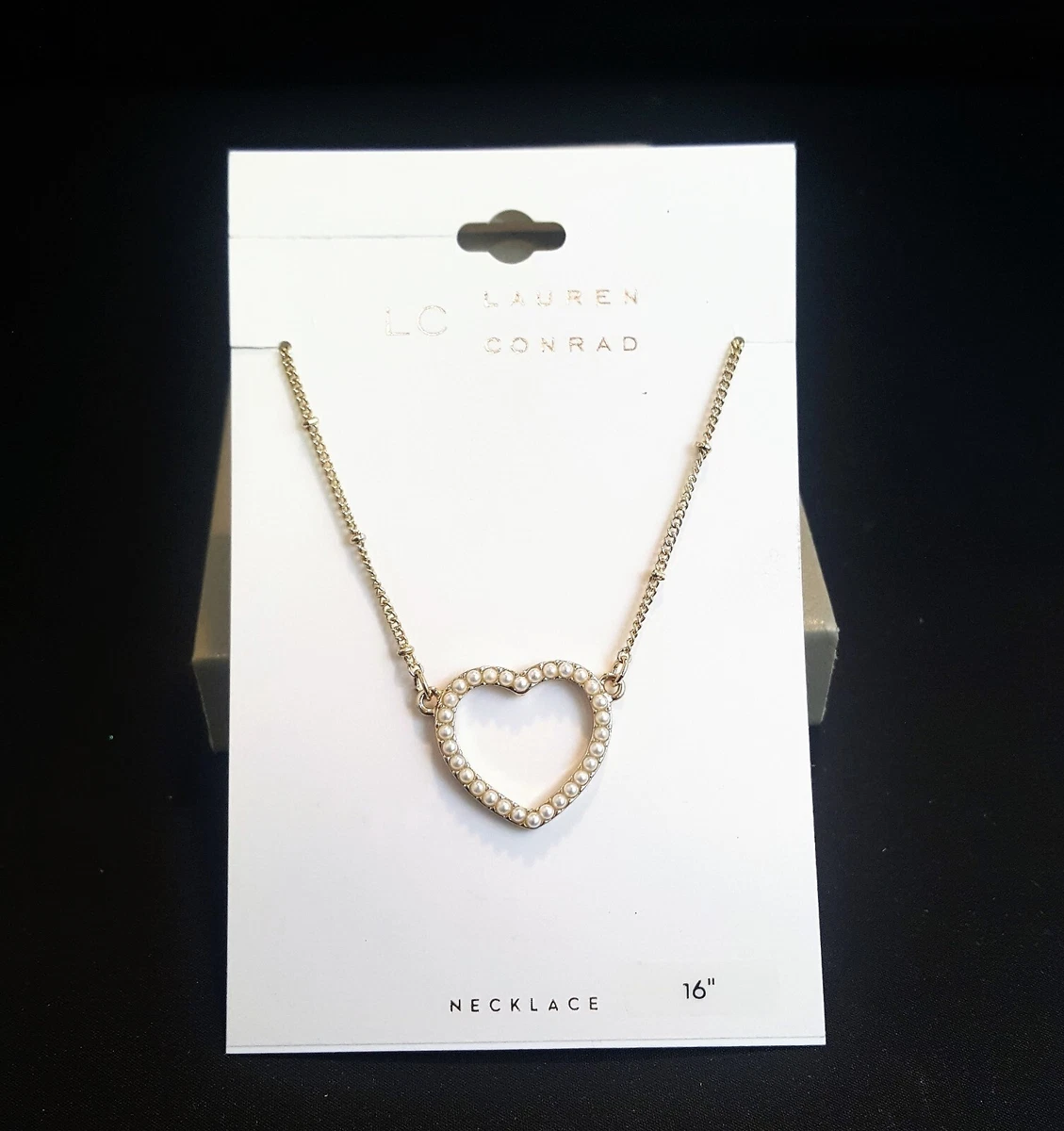 Lauren conrad heart necklace clearance