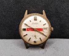 Montre bracelet homme STRATO dateur mécanique, fonctionne, ETA 233-68.