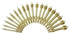 Pro-Shot Spear Tipped Cleaning Jag (Choose) Caliber - Std 8/32 Thread Brass