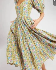 Mille Resort & Travel Maja Dress in Alain Size XXS/2XS, Floral, NEW NWOT