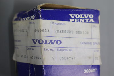 Volvo Penta 866833 Pressure Sensor 0-10BAR 32/62 Unused | eBay