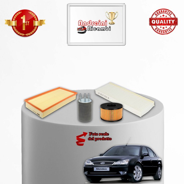 Wartungsset 4 Filter Ford Mondeo III 2.0 16V Tddi 85KW 115PS Ab 2000-image