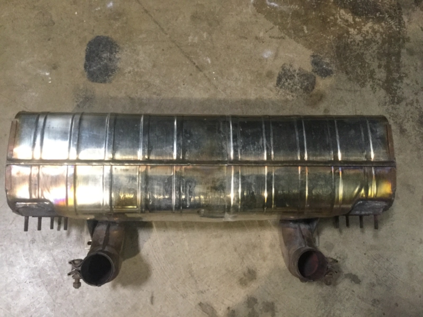FERRARI 360 OEM FACTORY GENUINE ORIGINAL EQUIPMENT EXHAUST SYSTEM & PIPE TIPS