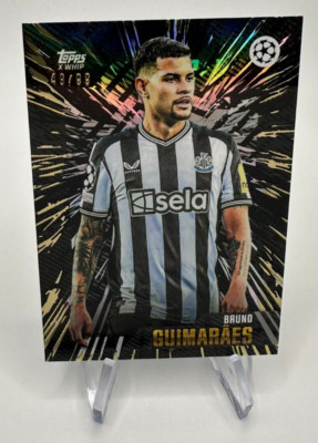 Topps UEFA UCC UCL Gold 2023/24 # Newcastle United Bruno Guimaraes Parallel /99