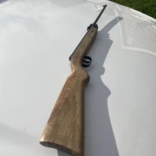 Vintage Gecado Model 23 Break Barrel .177 Pellet Air Rifle Wood Stock Working