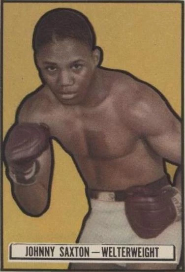 1951 Topps Ringside - Johnny Saxton #18
