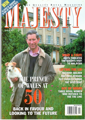 COLLECTIBLE Magazine (1998/11) KING CHARLES 50th Birthday Majesty: Vol 19 No 11