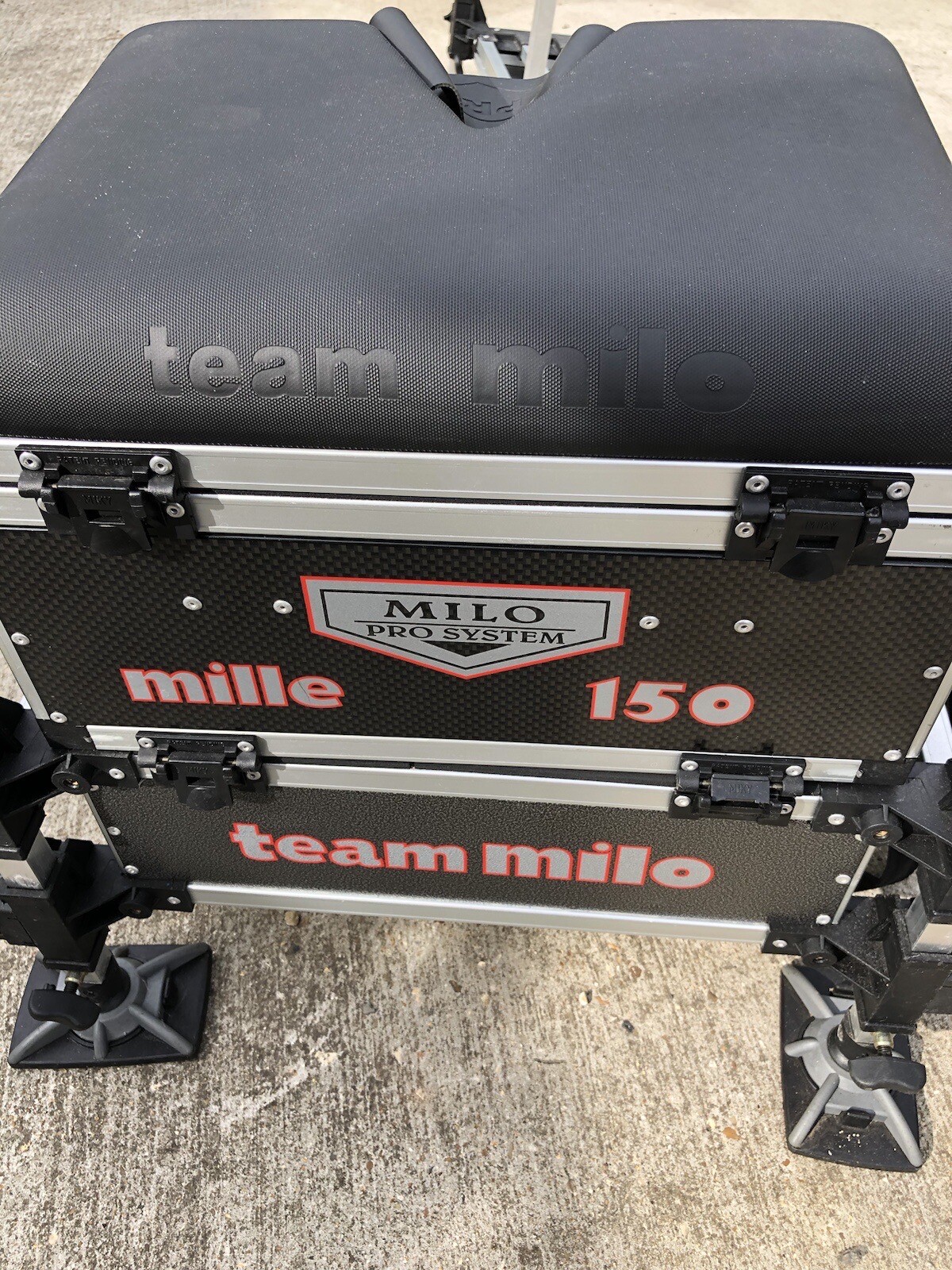 Team Milo 150 Seatbox. Match Fishing Box. eBay