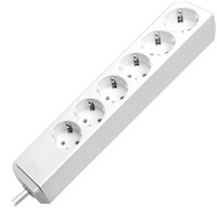 Brennenstuhl Eco-Line Steckdosenleiste 6-Fach, Weiß