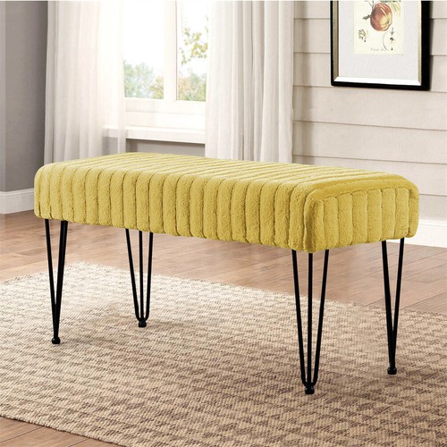 Super Soft Mink Faux Fur Ottoman Stylish Foot Rest & Vanity Bench Living Room - Picture 246 of 281