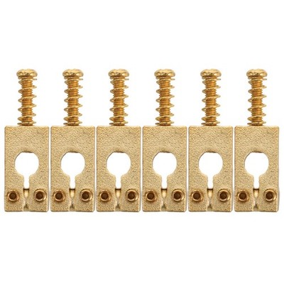  6 Stück Tremolo-Steg-Sättel für E-Gitarren   Ersatzteile aus Metall für die