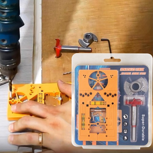 35mm Hinge Punch Tool for Accurate Hole Placement in Woodworking Projects - Picture 5 of 13