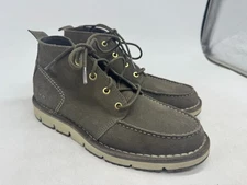 Timberland Westmore Moc-Toe Chukka Boots Men's Canteen Suede Lace-Up Shoes - 7.5